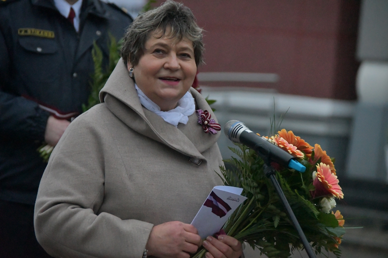 18.novembra svinīgais brīdis Jēkabpilī