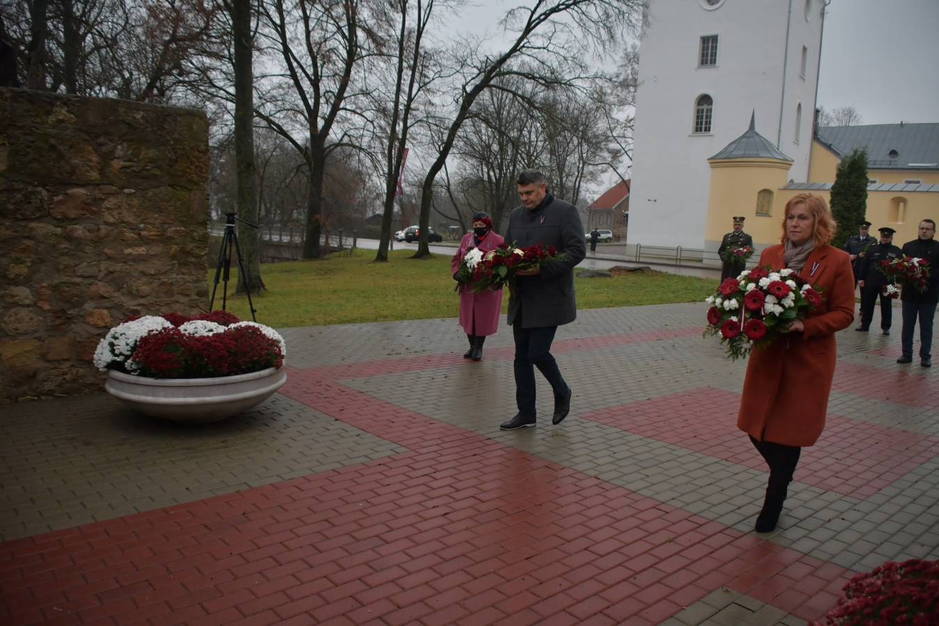 18.novembra svinīgais brīdis Jēkabpilī