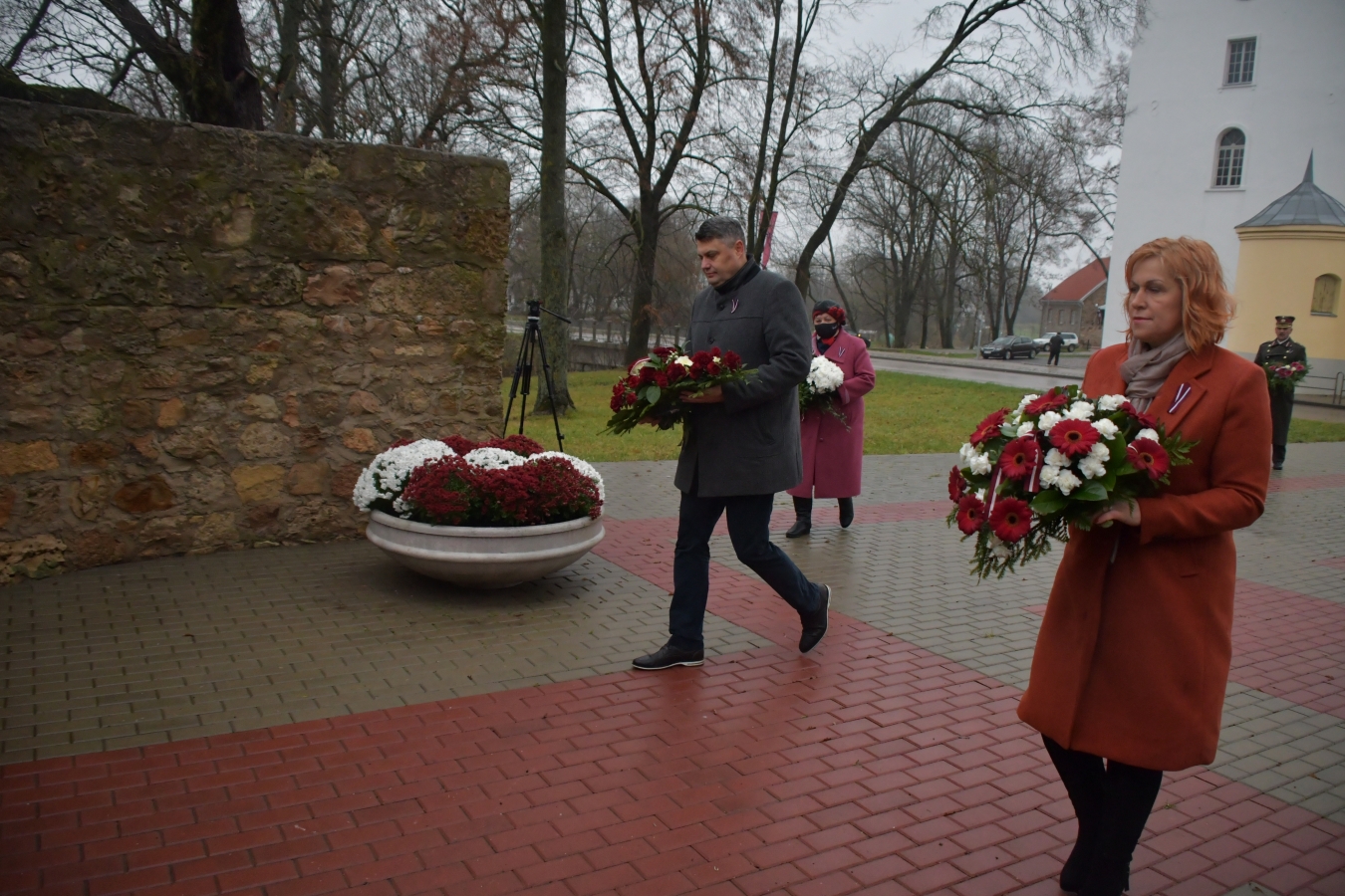 18.novembra svinīgais brīdis Jēkabpilī