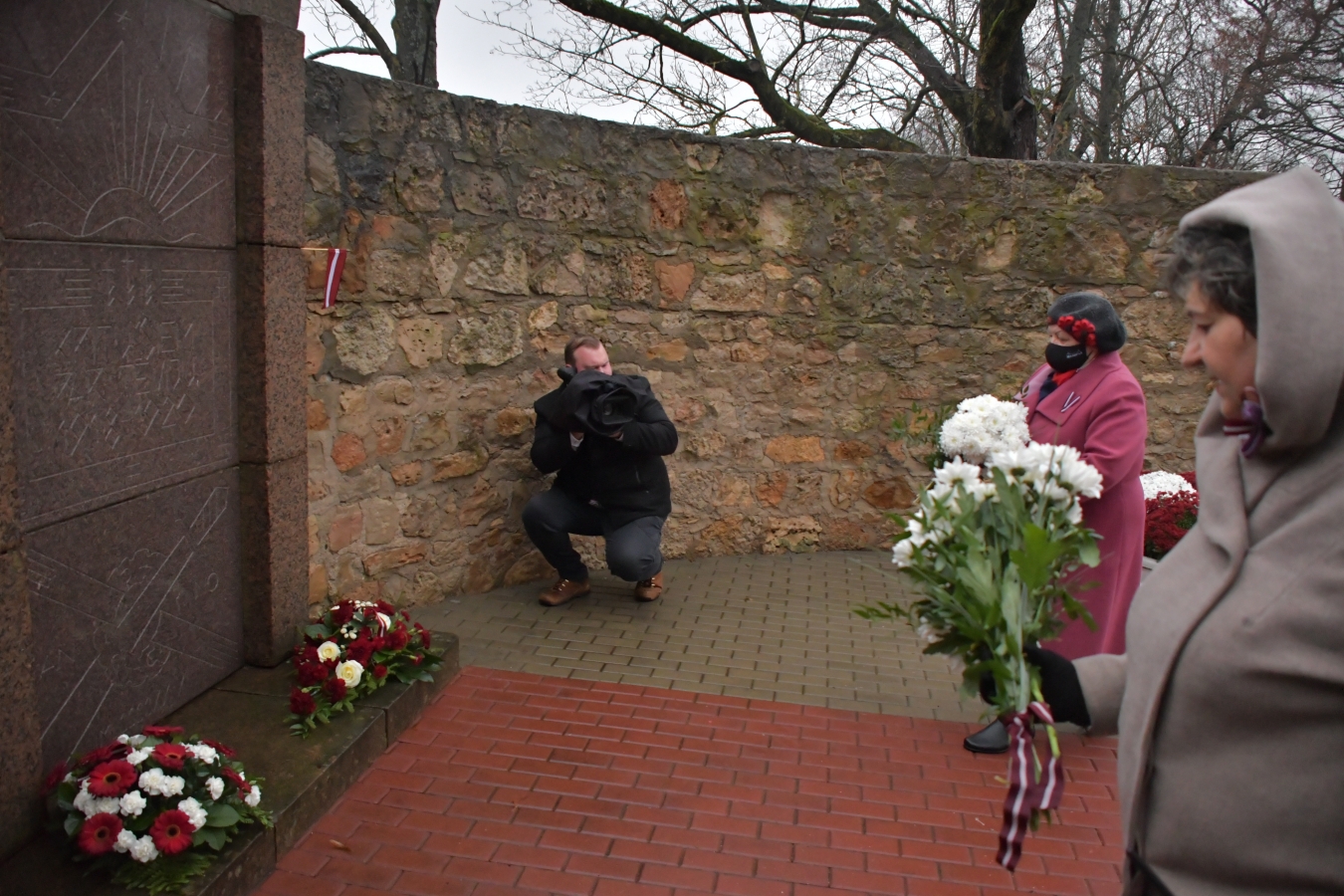 18.novembra svinīgais brīdis Jēkabpilī