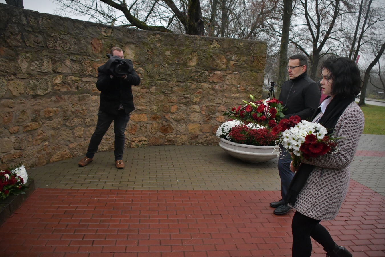 18.novembra svinīgais brīdis Jēkabpilī