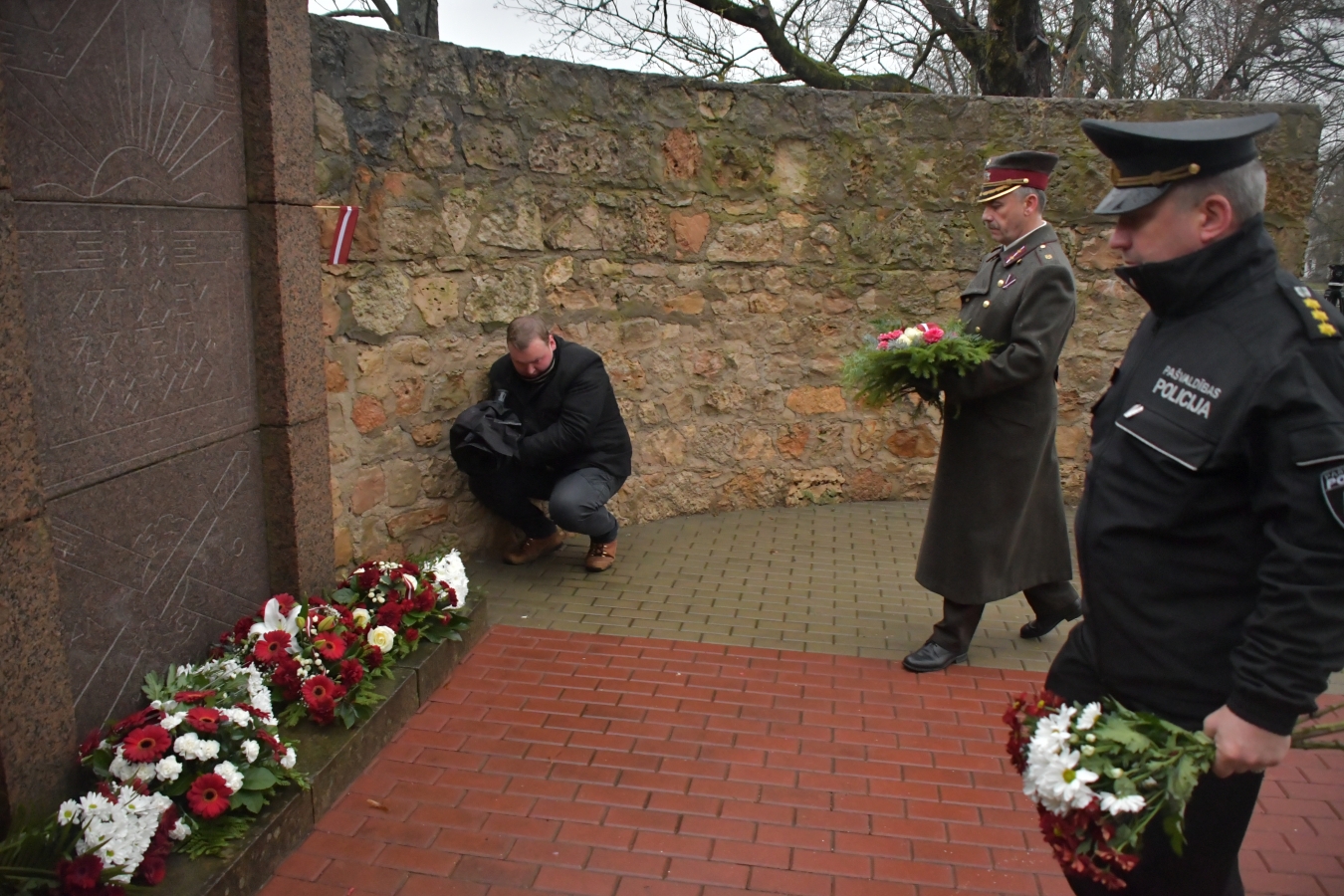 18.novembra svinīgais brīdis Jēkabpilī