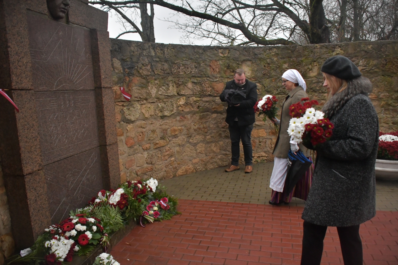 18.novembra svinīgais brīdis Jēkabpilī