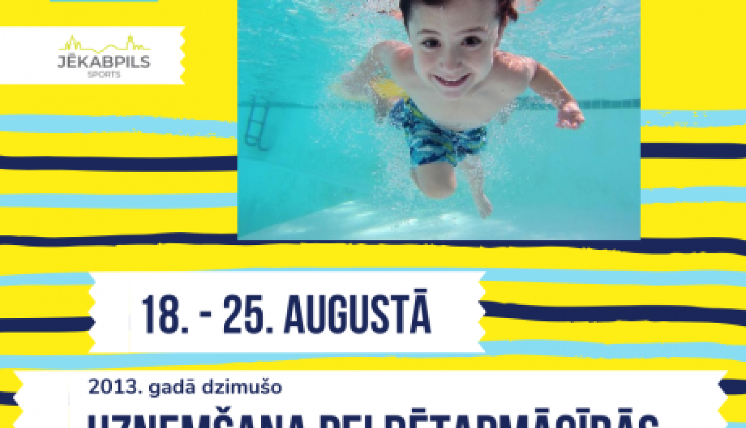 Aicina pieteikties peldētapmācībām