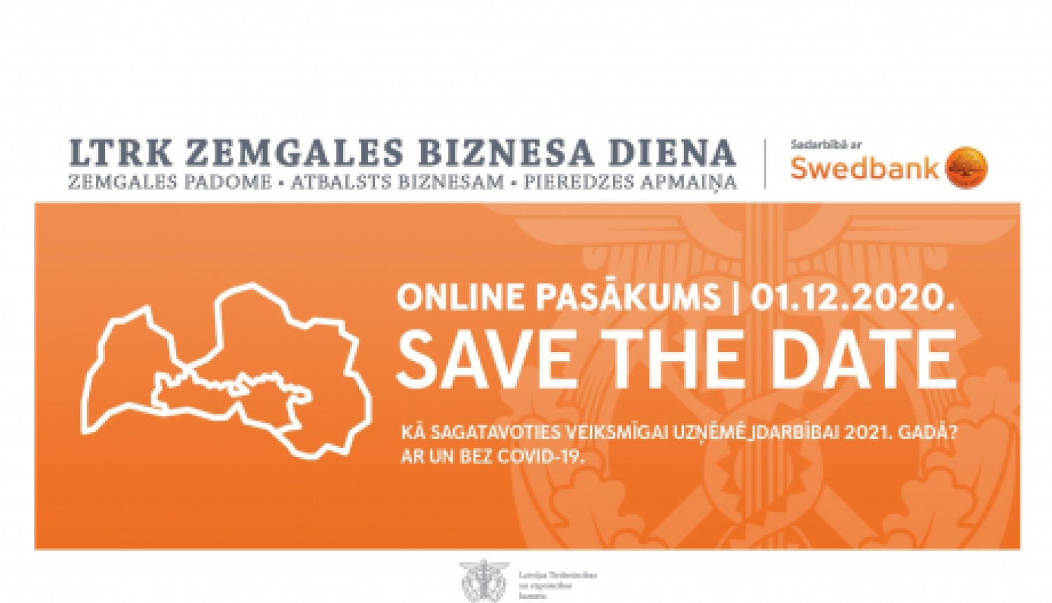 1.decembrī tiešsaistē norisināsies Zemgales Biznesa diena