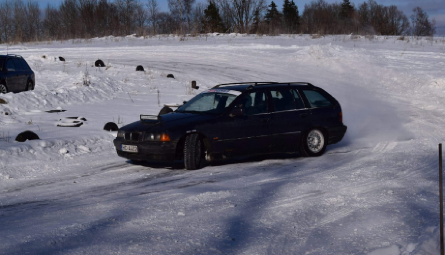Jēkabpils Mežaparkā atvērta ziemas trase autobraucējiem