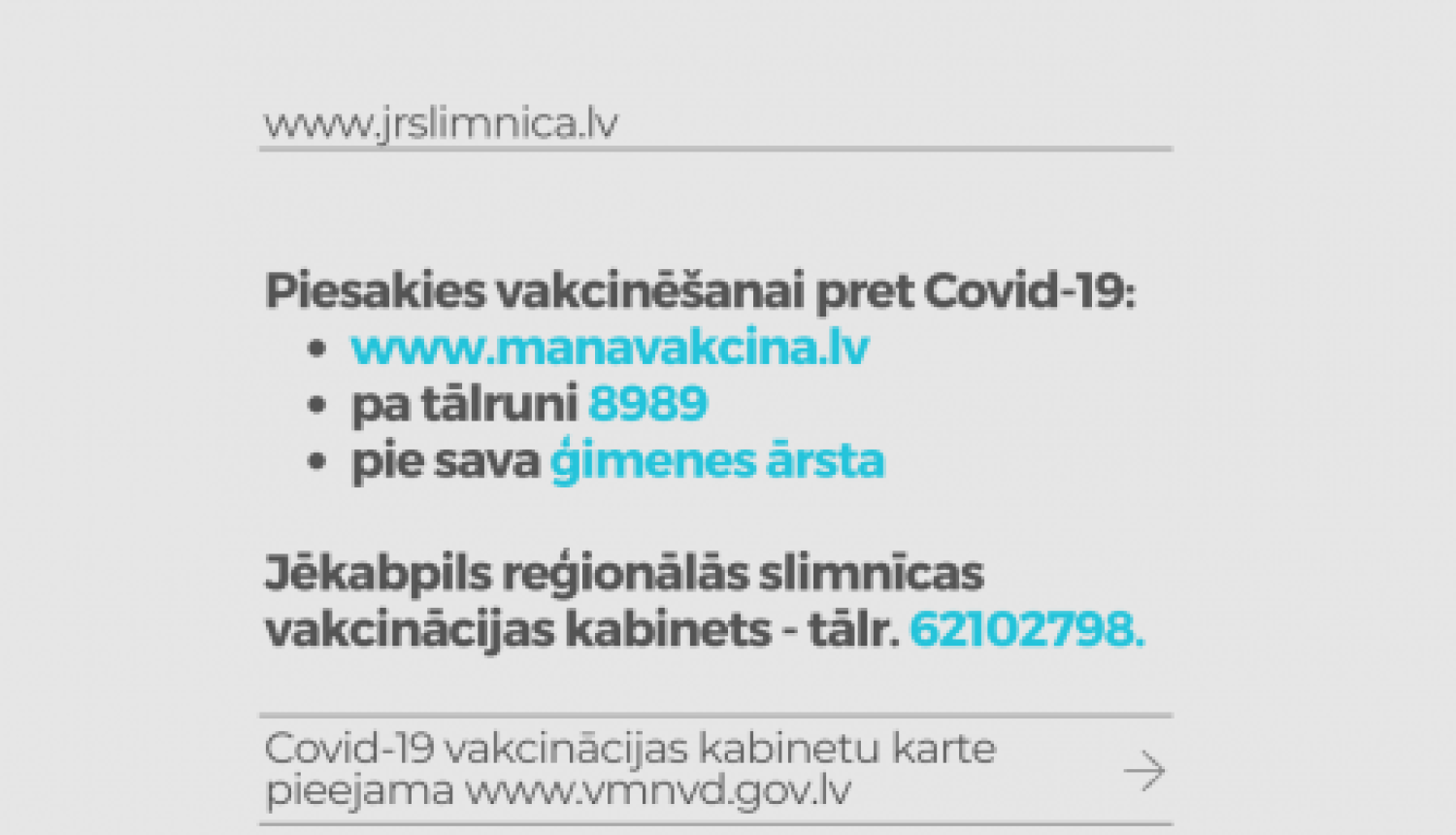 Kā pieteikties vakcīnai pret Covid-19