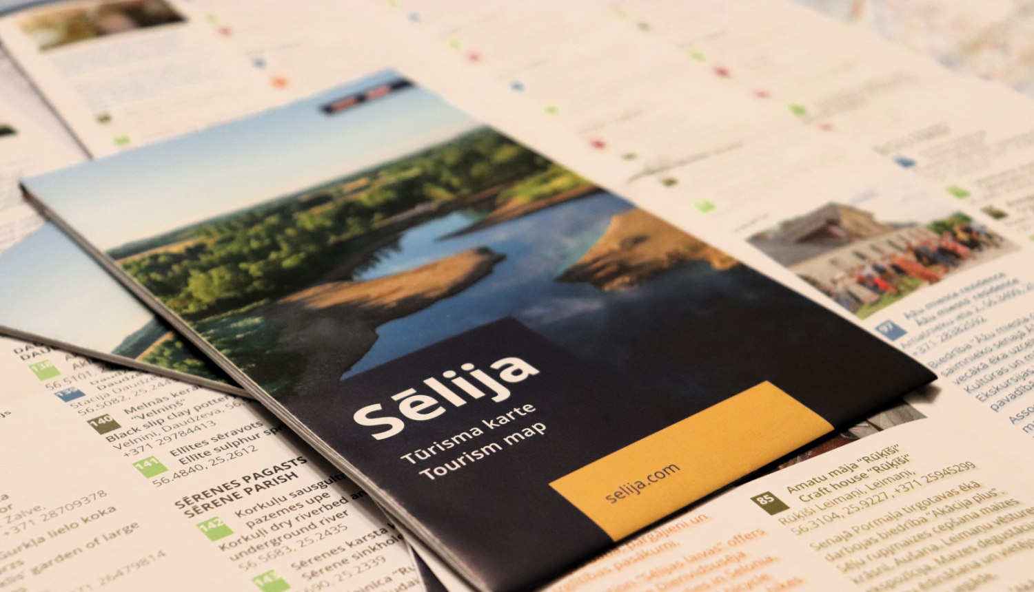 Sēlijas kartes foto