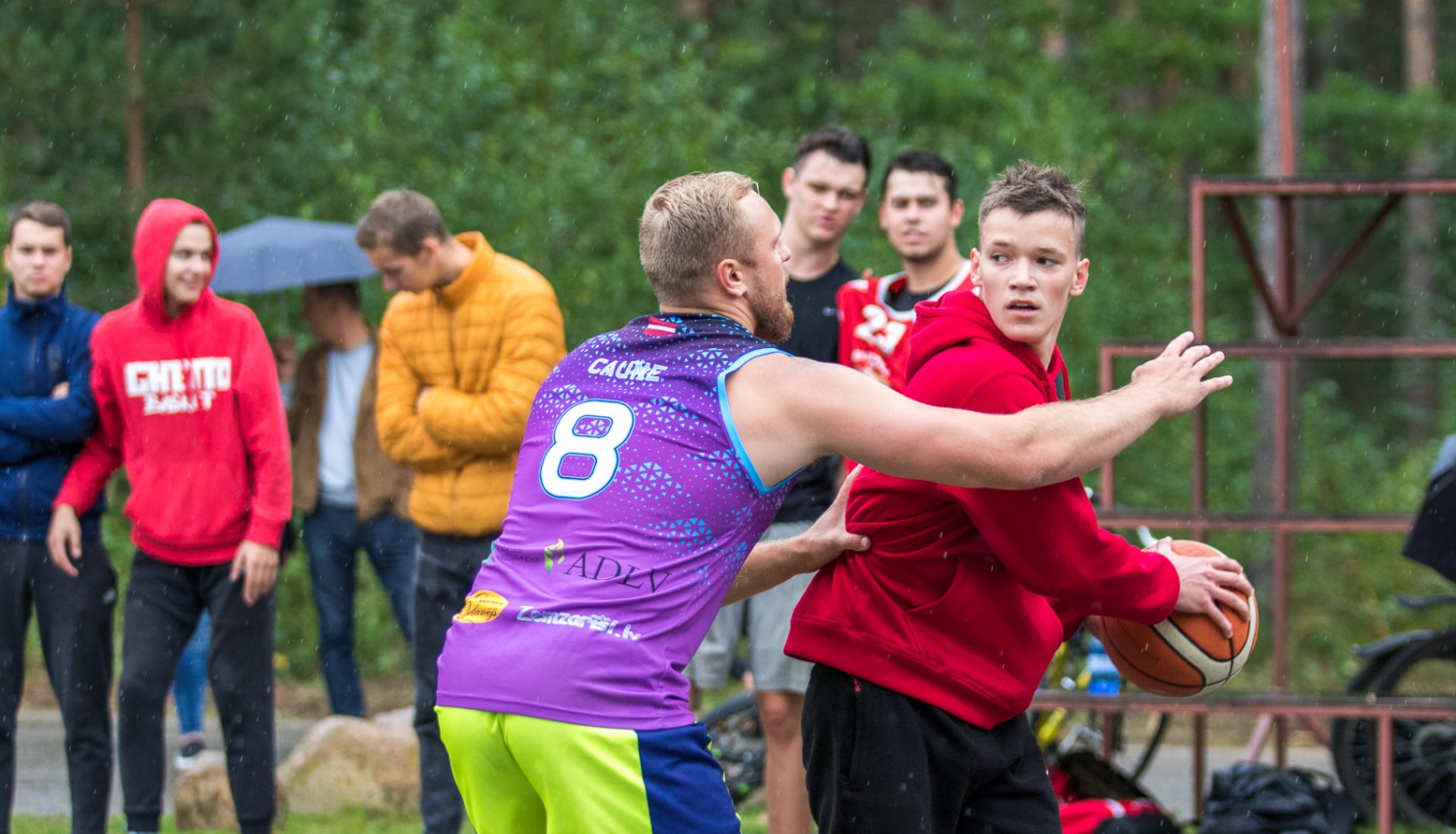 Skats no 3x3 sacensībām