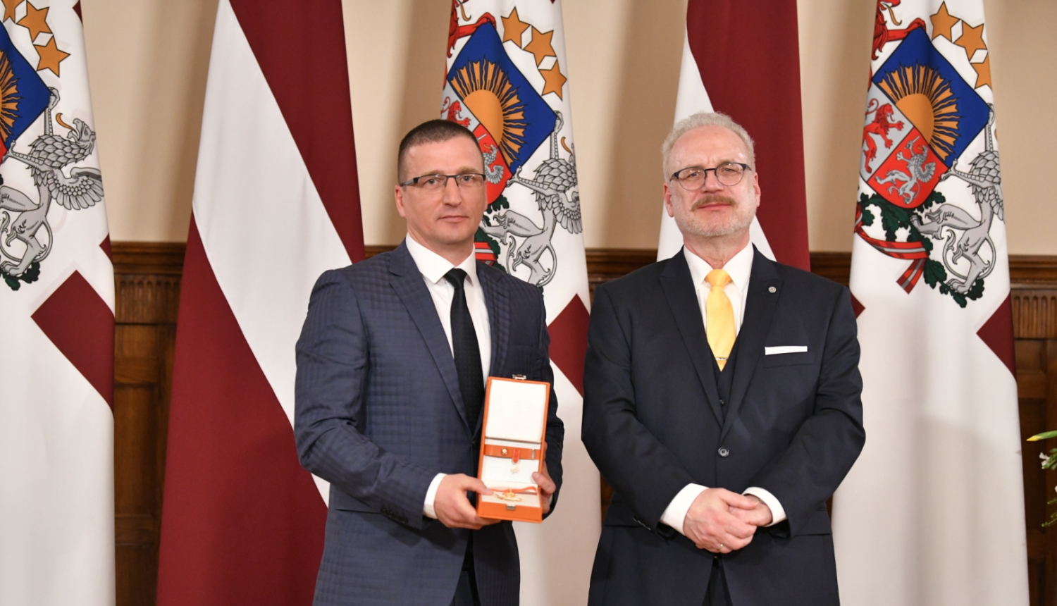 Pasniegti valsts augstākie apbalvojumi