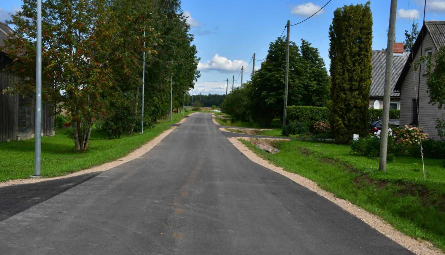 Asfaltētās ielas Atašienē