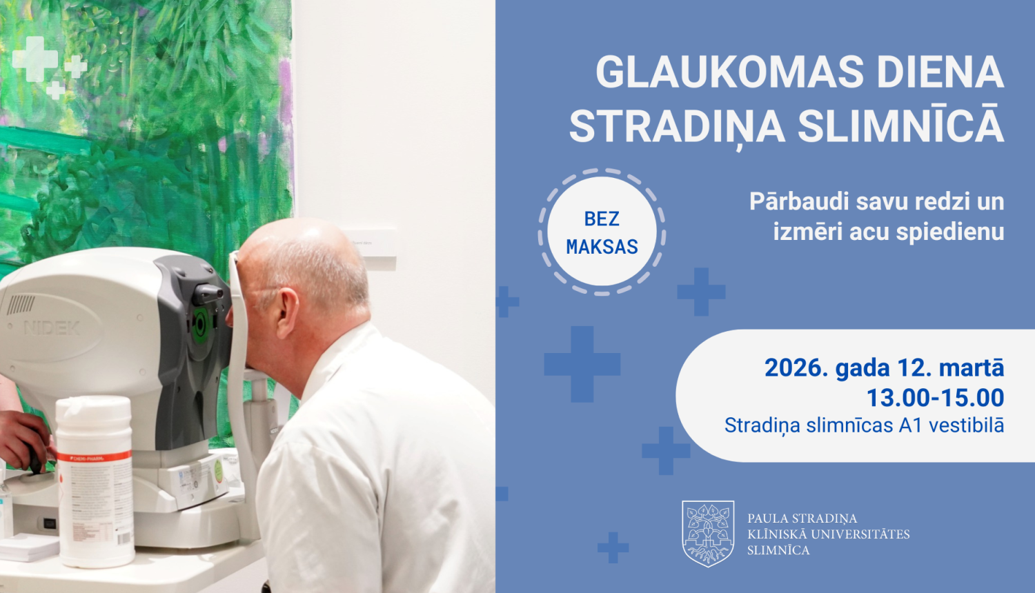 Afiša par Glaukomas dienu