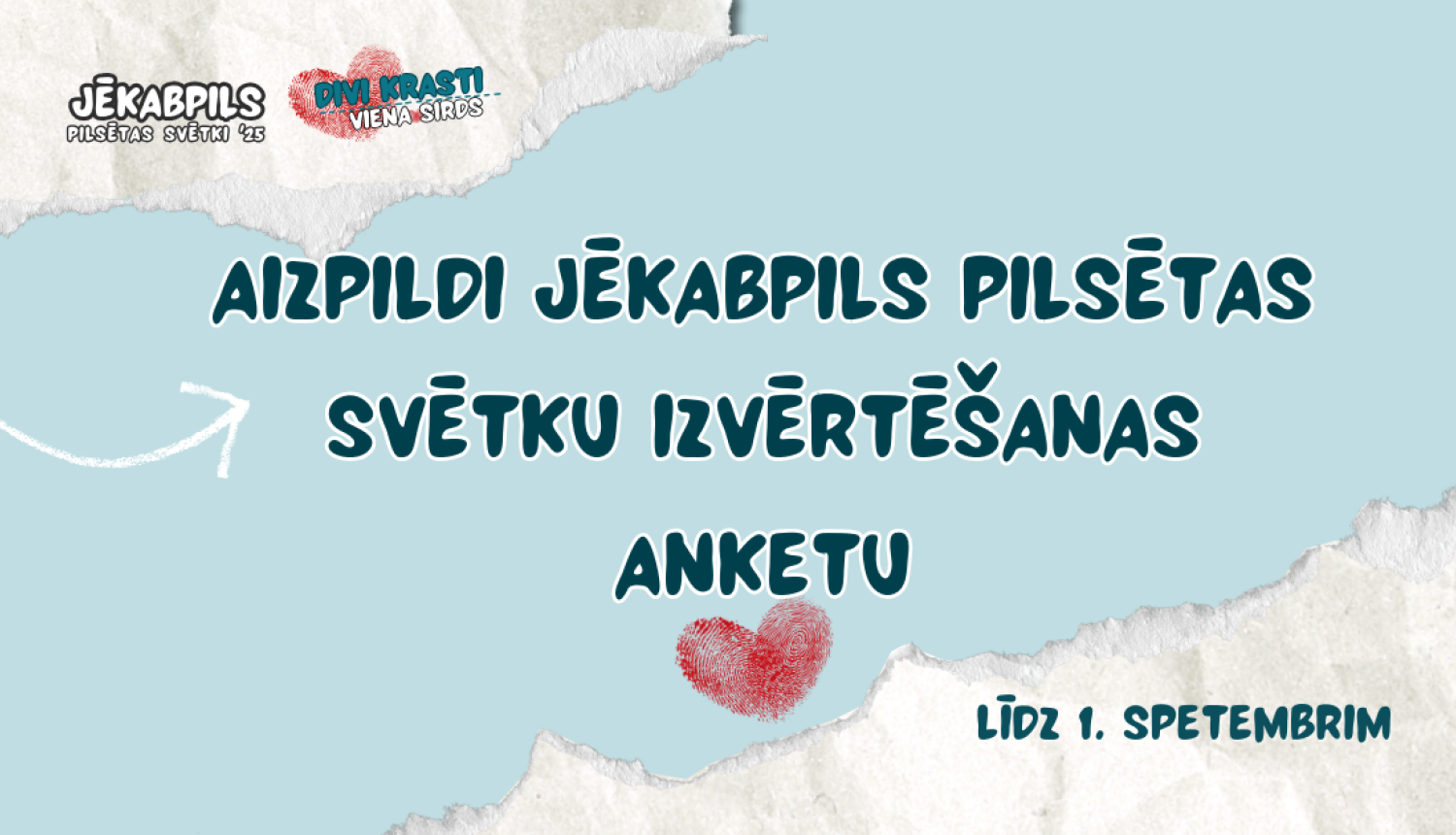 Aizpildi Jēkabpils pilsētas svētku izvērtēšanas anketu
