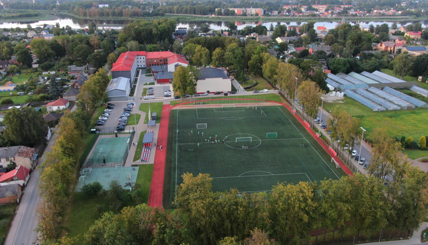 Objekts no drona skatu punkta