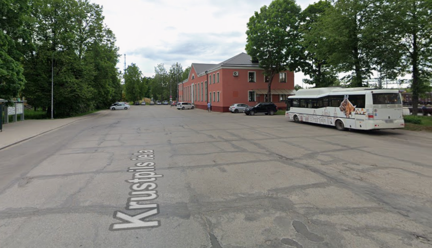 Krustpils stacijas laukums, attēls no google.maps