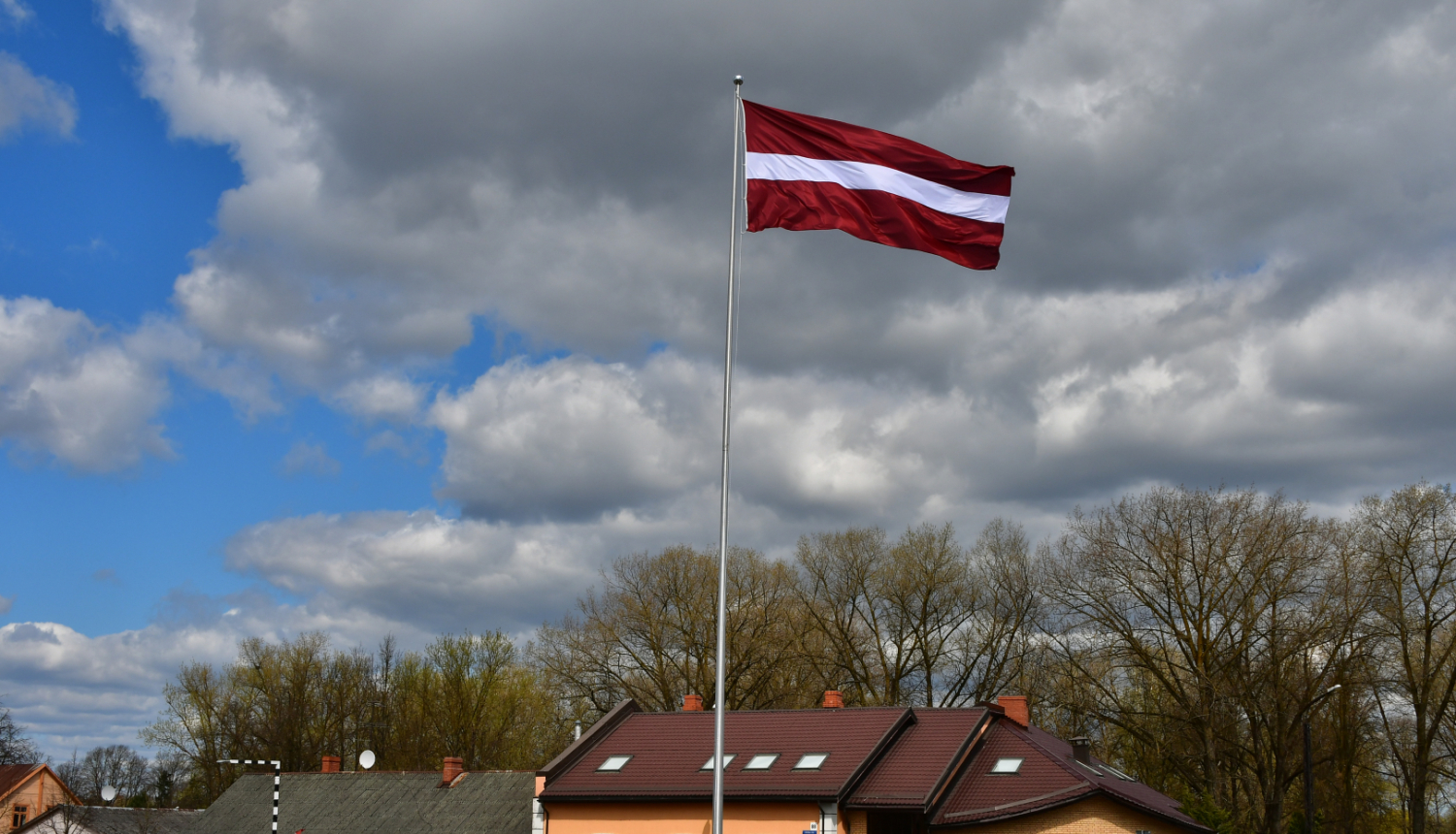 Latvijas karogs Jēkabpils pilsētā