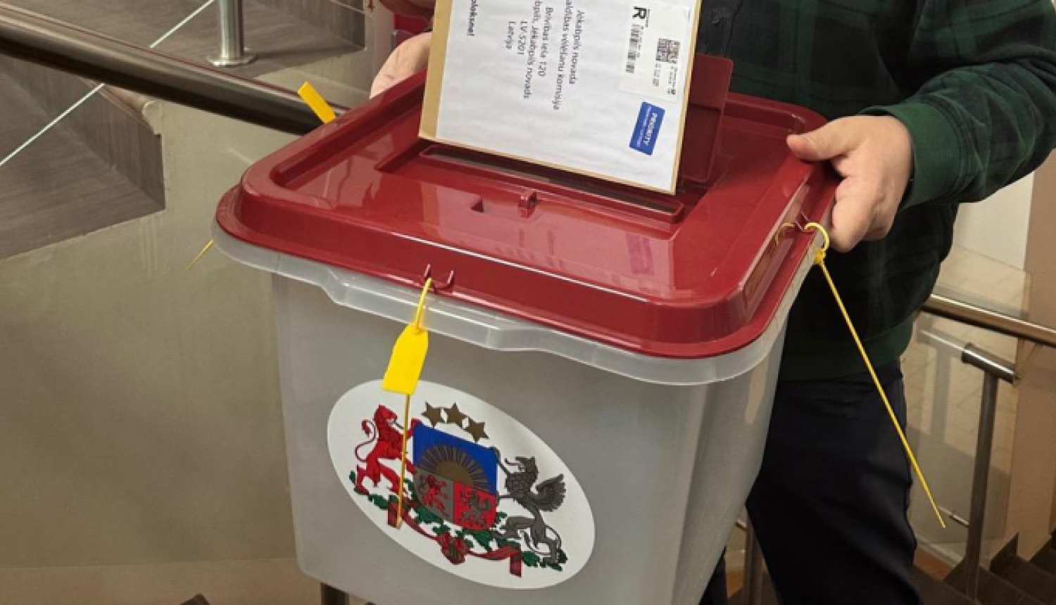 Vēlēšanu zīme no Vācijas