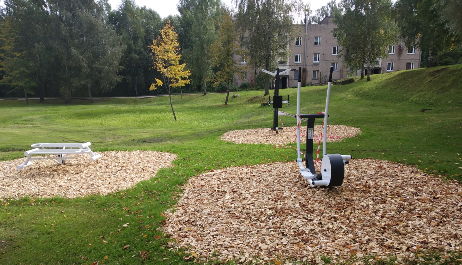 Āra trenažieri Sēlpils pagasta Sēlijas ciemā