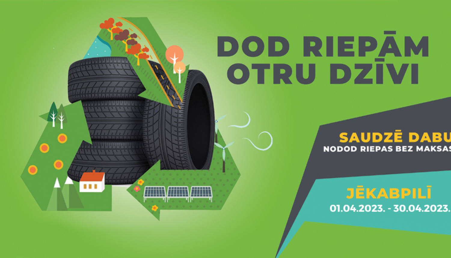 Dod riepām otru dživi afiša