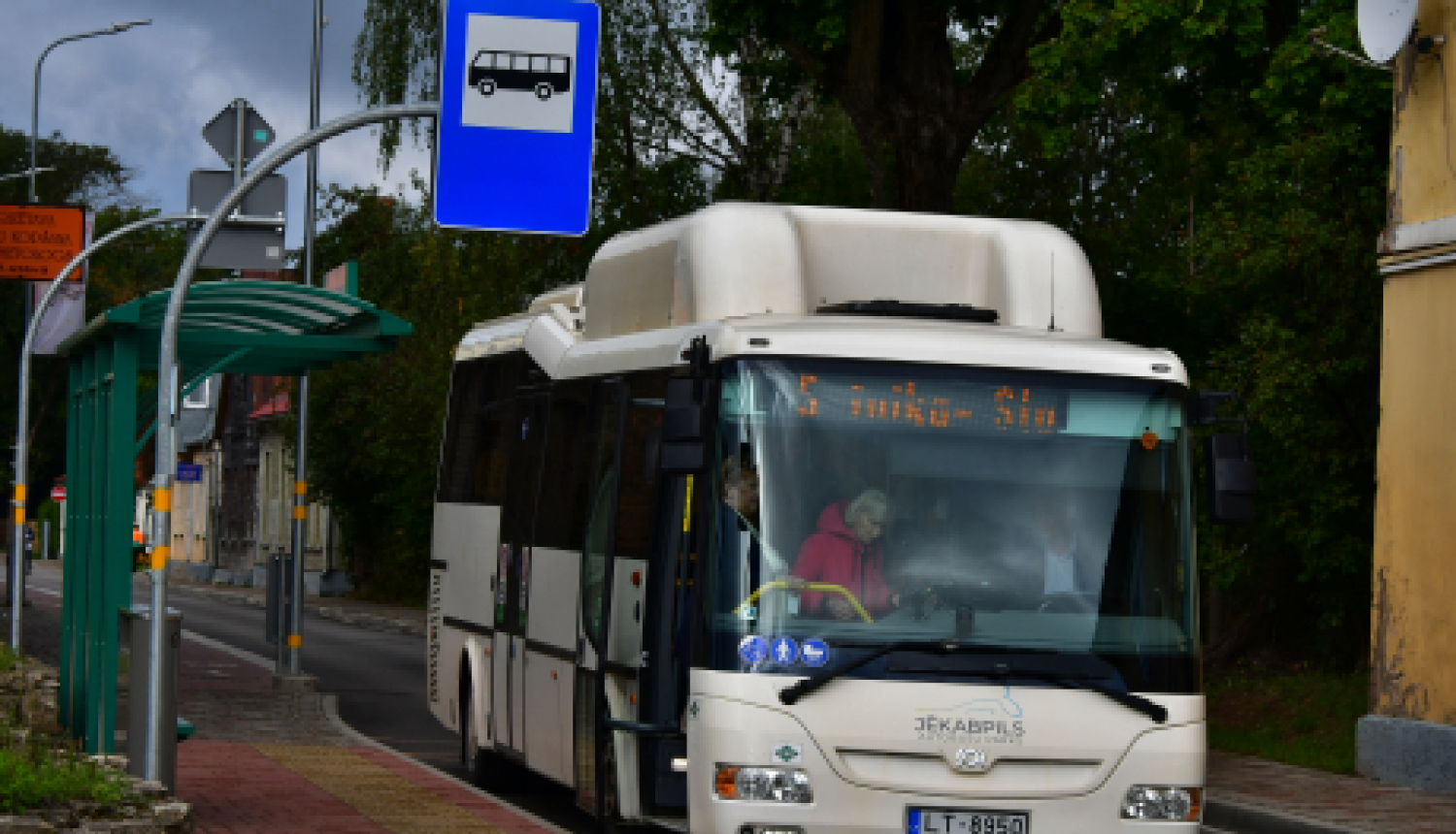Informācija par sejas masku izmantošanu Jēkabpils sabiedriskajā transportā