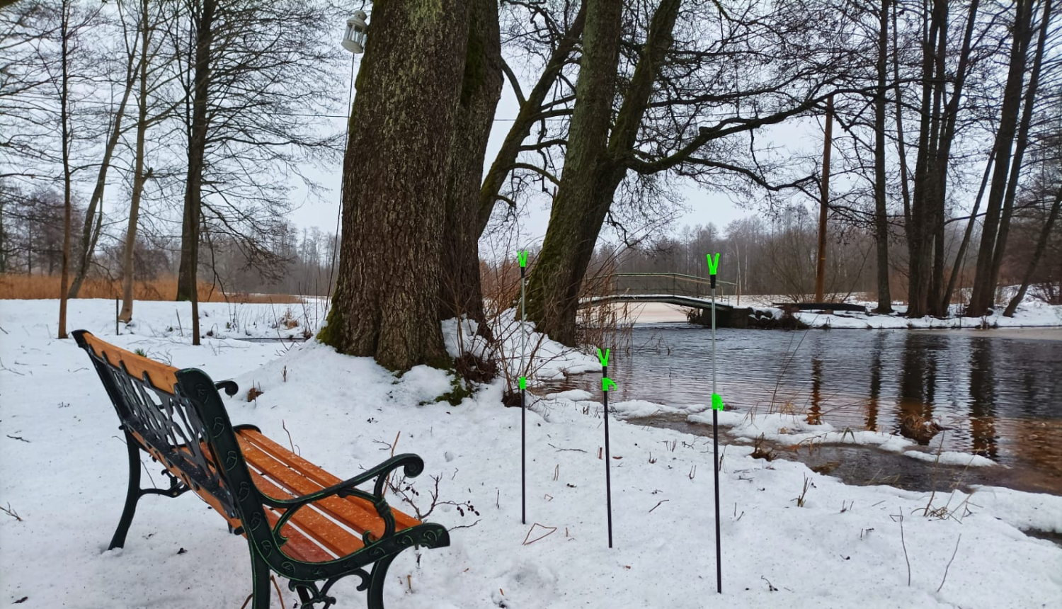 Soliņš pie Zasas upes ar īpašu vietu makšķerniekiem