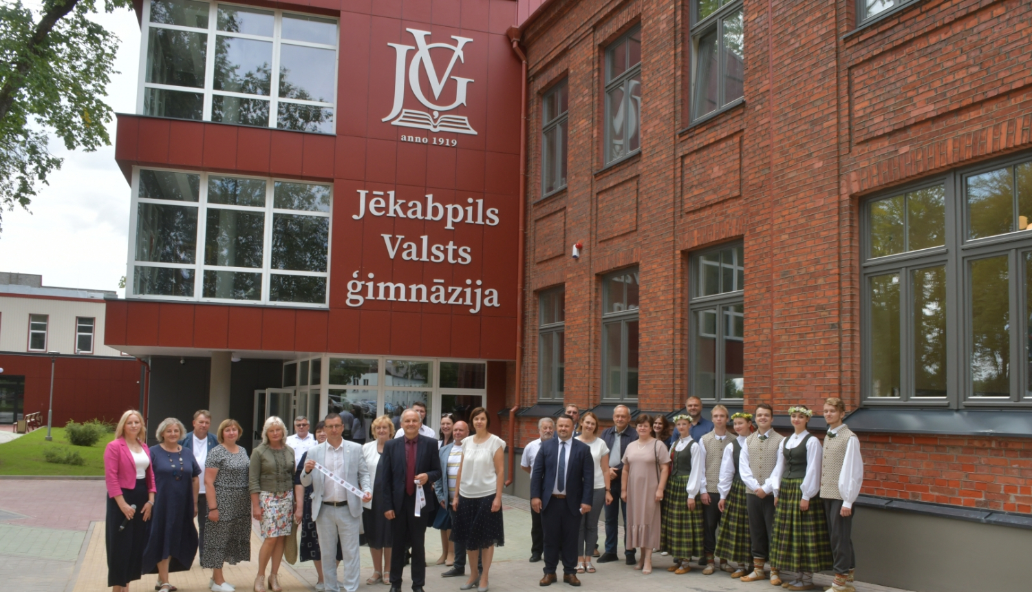 Jēkabpils Valsts ģimnāzijas atklāšana 11.augustā
