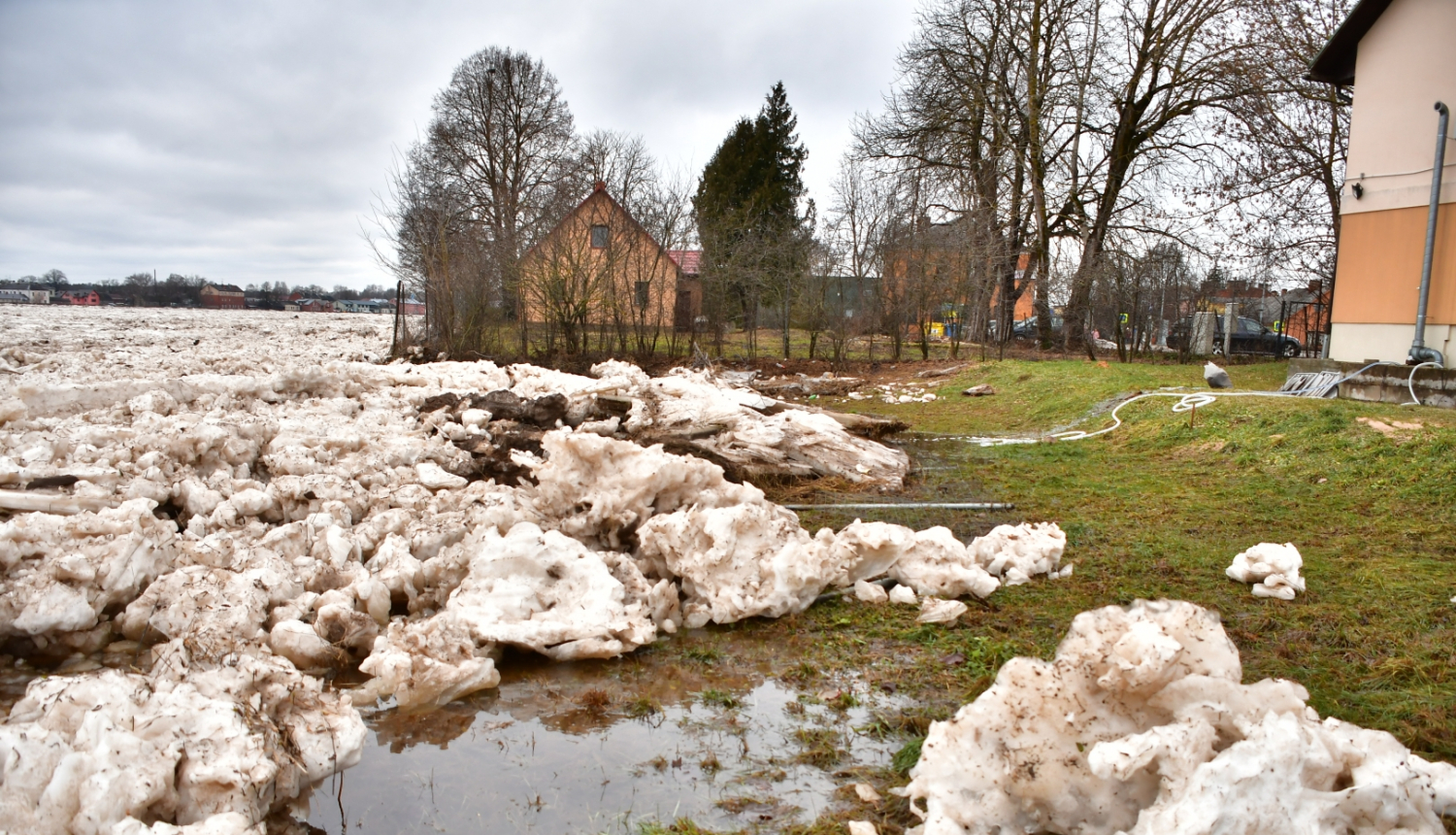 Daugava no Krustpils puses Jēkabpilī