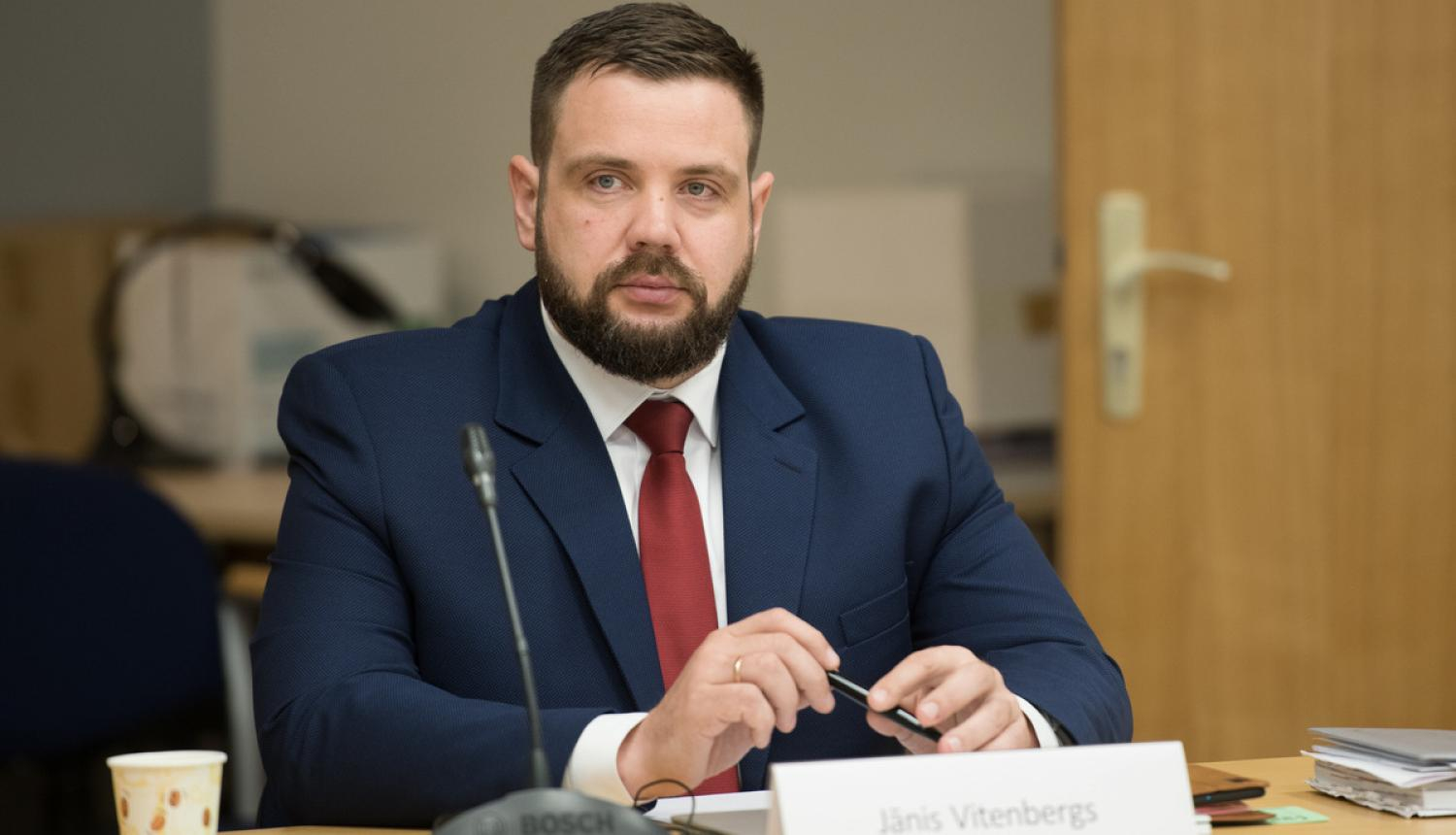 Ekonomikas ministrs Jānis Vitenbergs