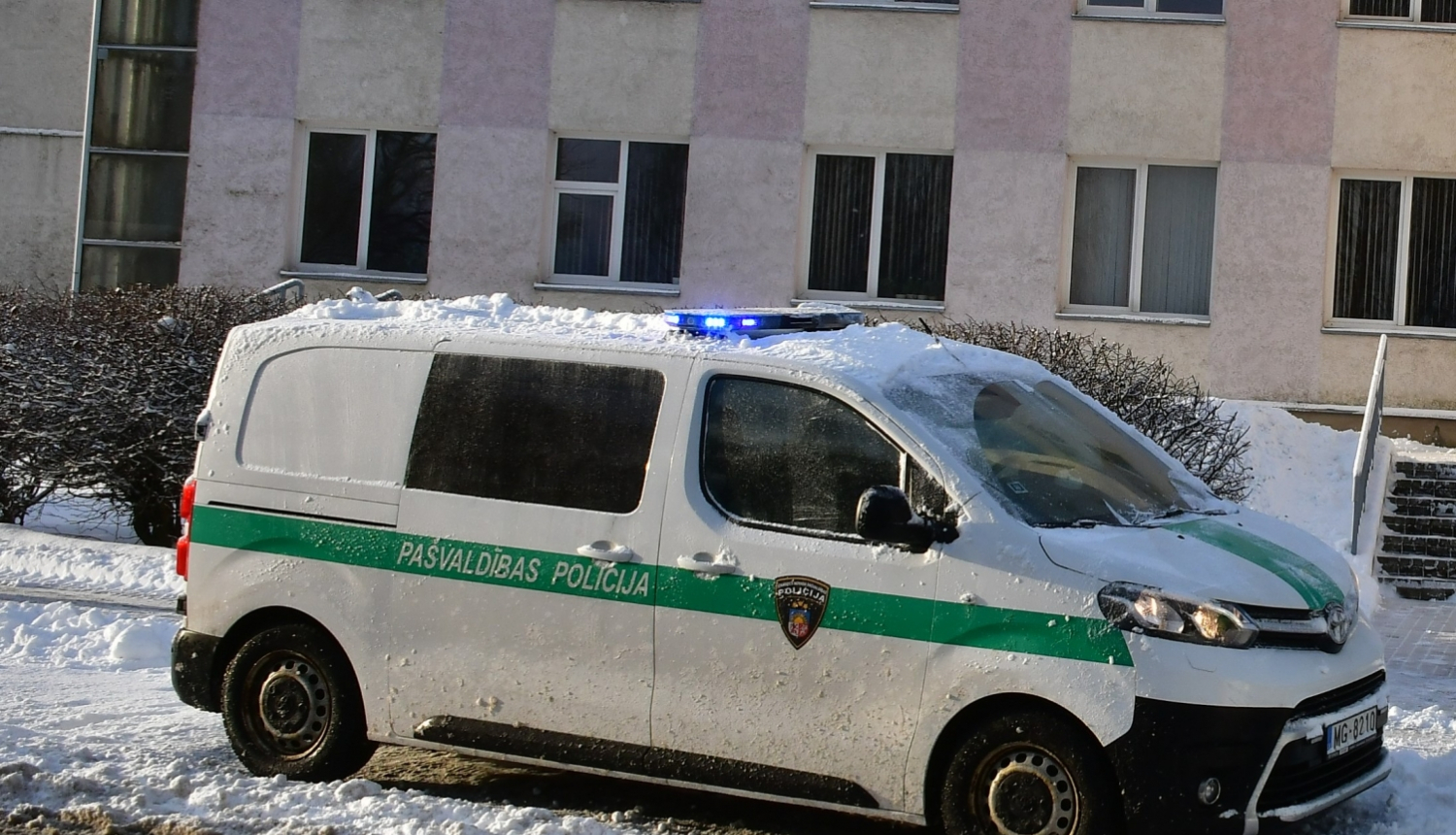 Pašvaldības policijas mašīna