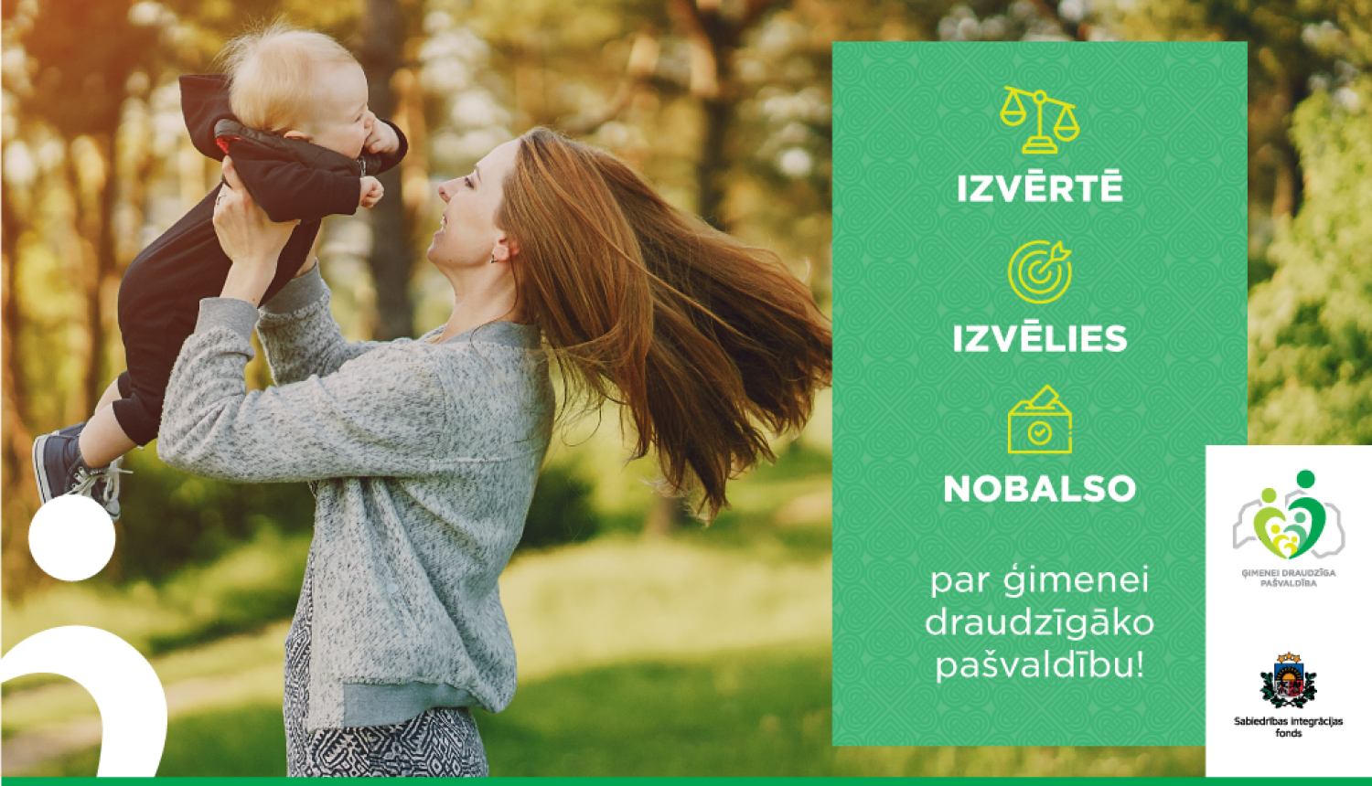 Ģimenei draudzīgākā pašvaldība - konkursa plakāts