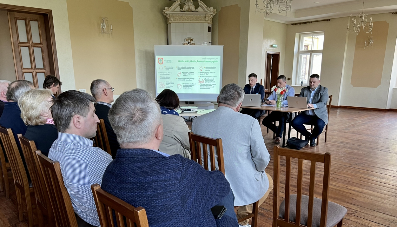 Notikusi iedzīvotāju tikšanās ar Jēkabpils novada vadību Gārsenē