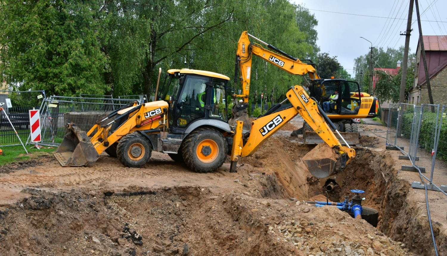 Pārbūves darbi Jaunajā ielā