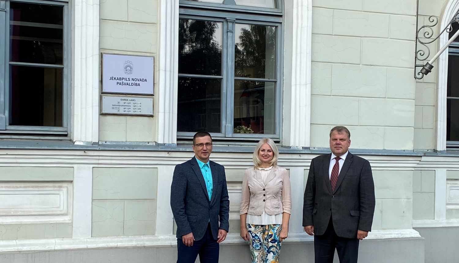 Jēkabpils novada domes priekšsēdētājs Raivis Ragainis tiekās  ar Latvijas Pašvaldību savienības priekšsēdētāju Gintu Kaminski