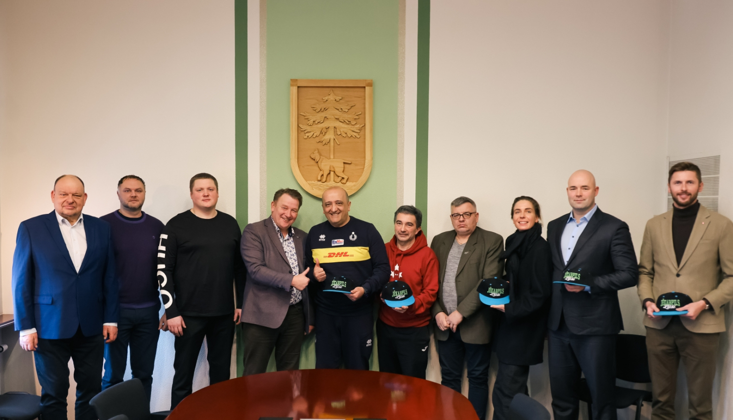 Jēkabpilī viesojas Itālijas volejbola treneri un Latvijas Volejbola federācijas pārstāvji