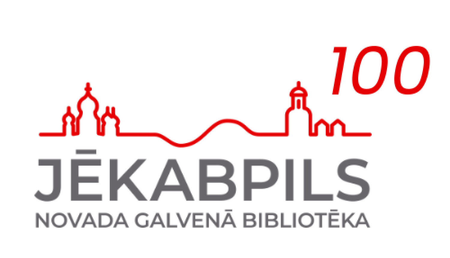 Bibliotēkas simtgades logo