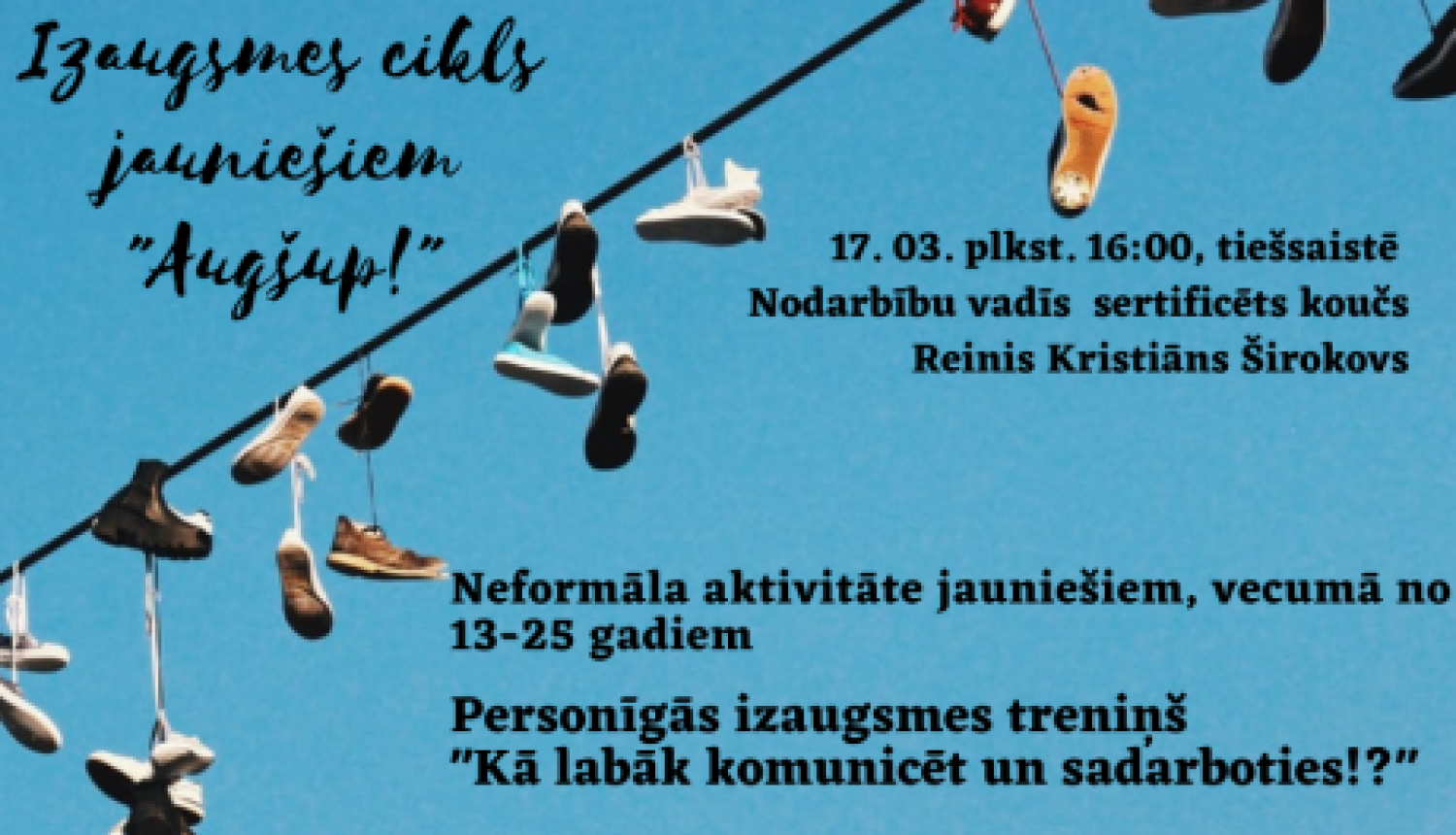 Izaugsmes cikls jauniešiem “Augšup!”