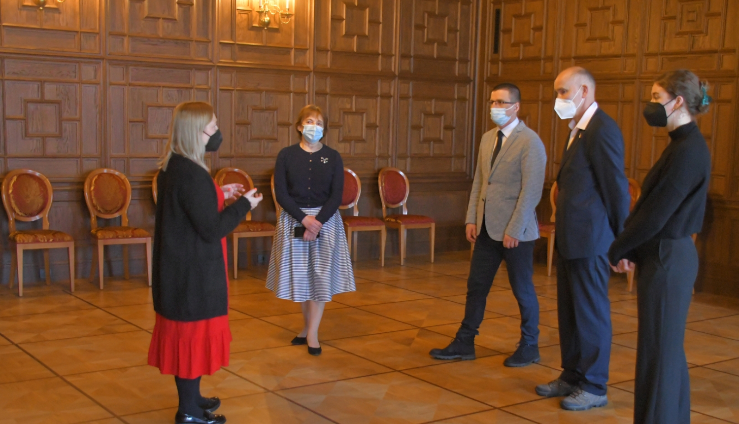 Krustpils pils apskate kopā ar Norvēģijas vēsnieku Latvijā