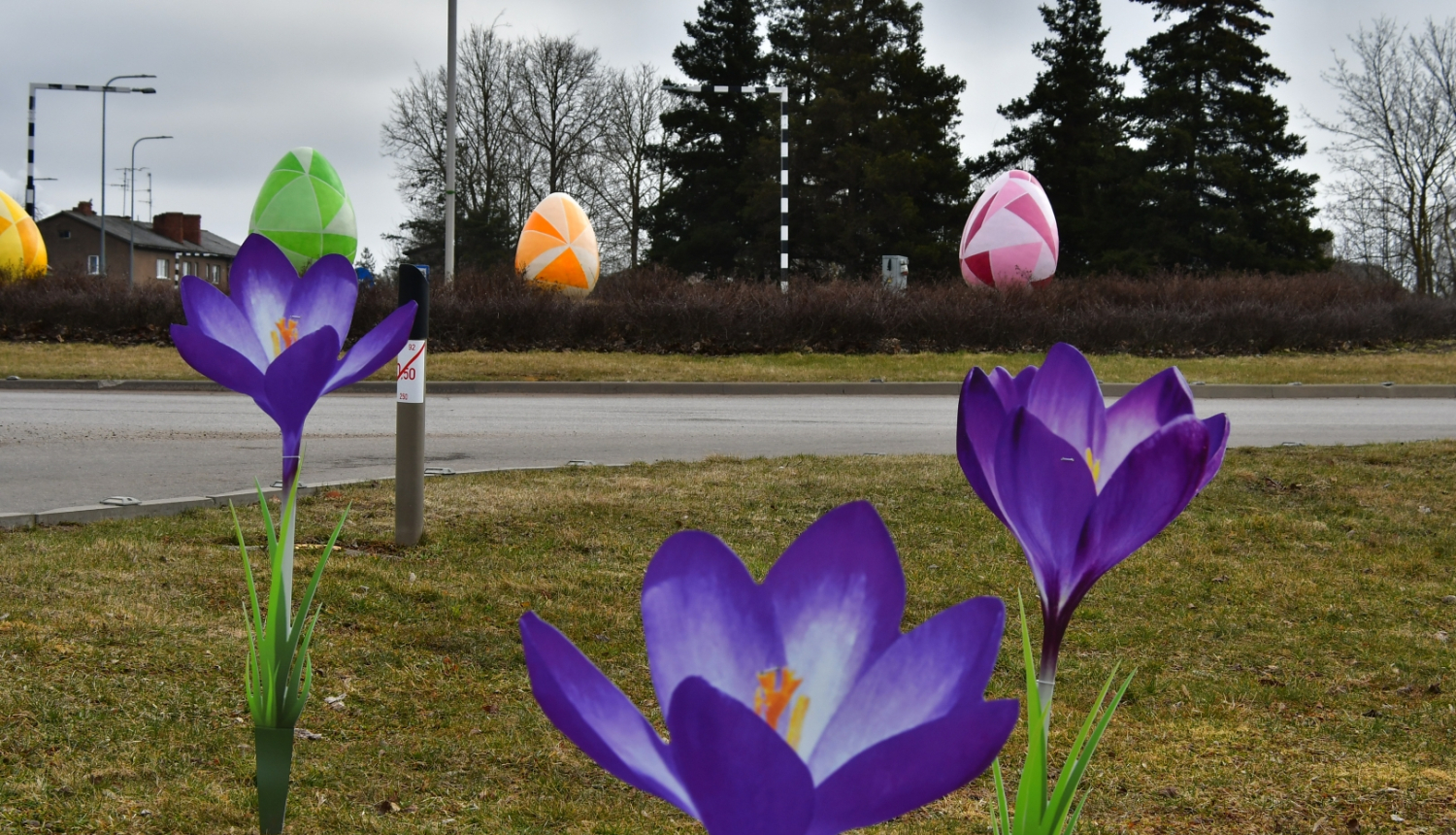 Lieldienu dekori Jēkabpilī
