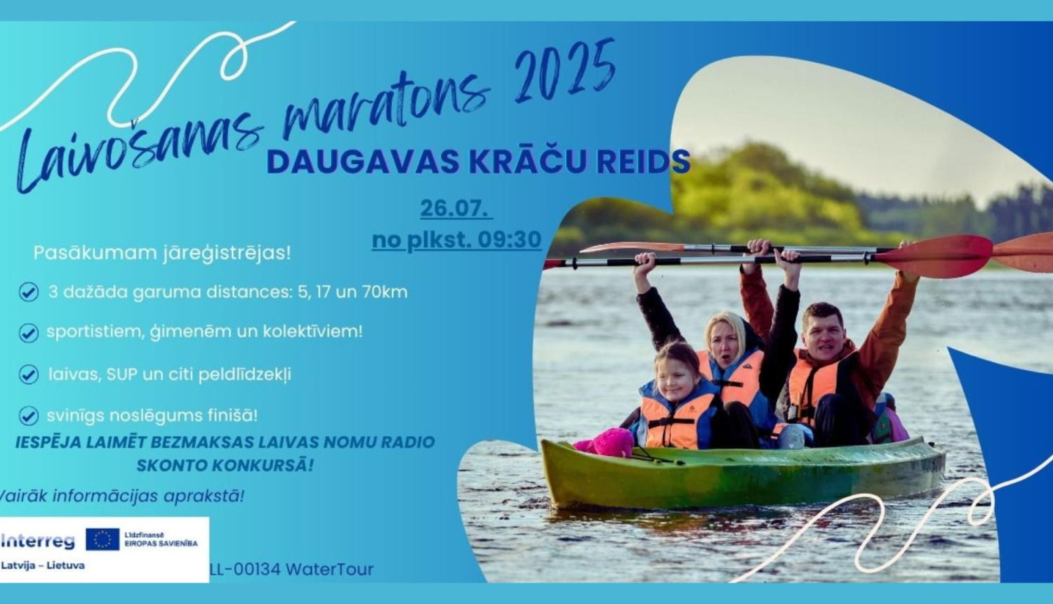 Laivošanas afiša - Daugavas krāču reids