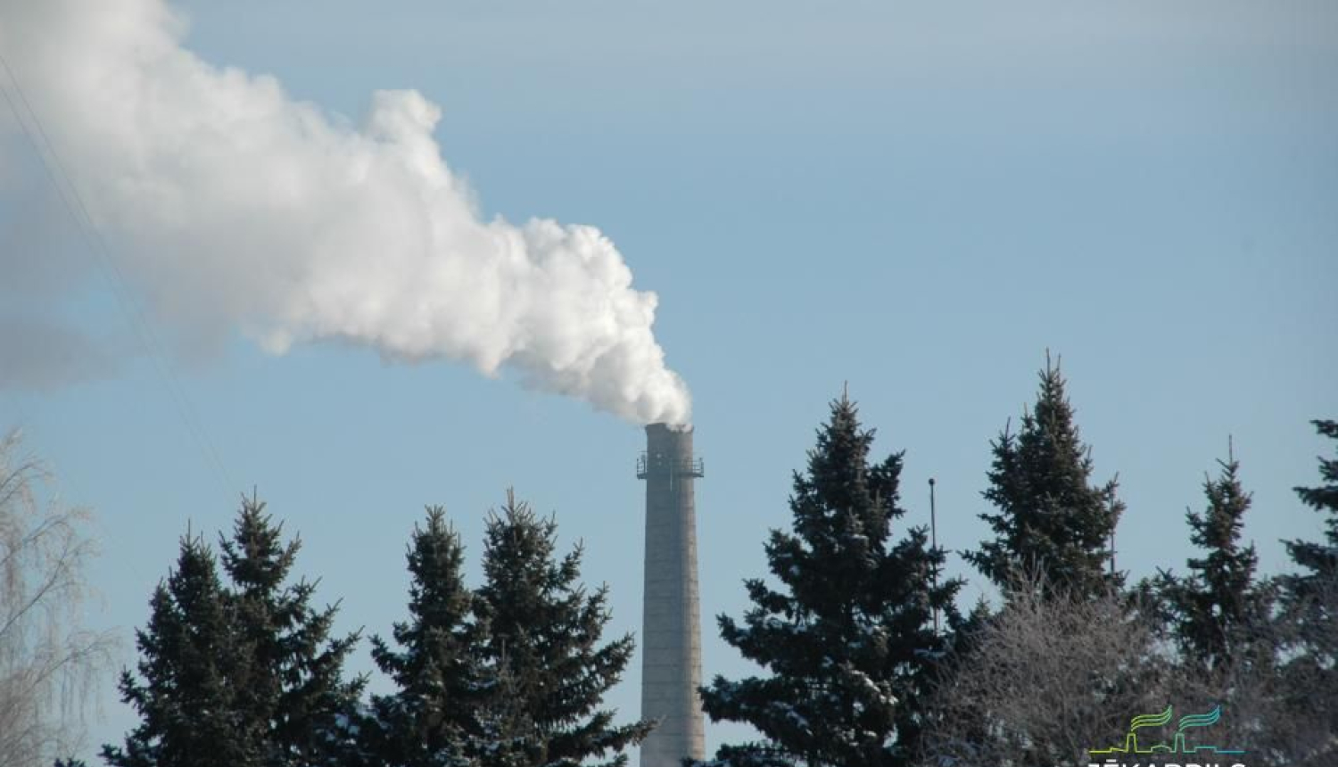 Tvaika ielas katlumājas dūmenis