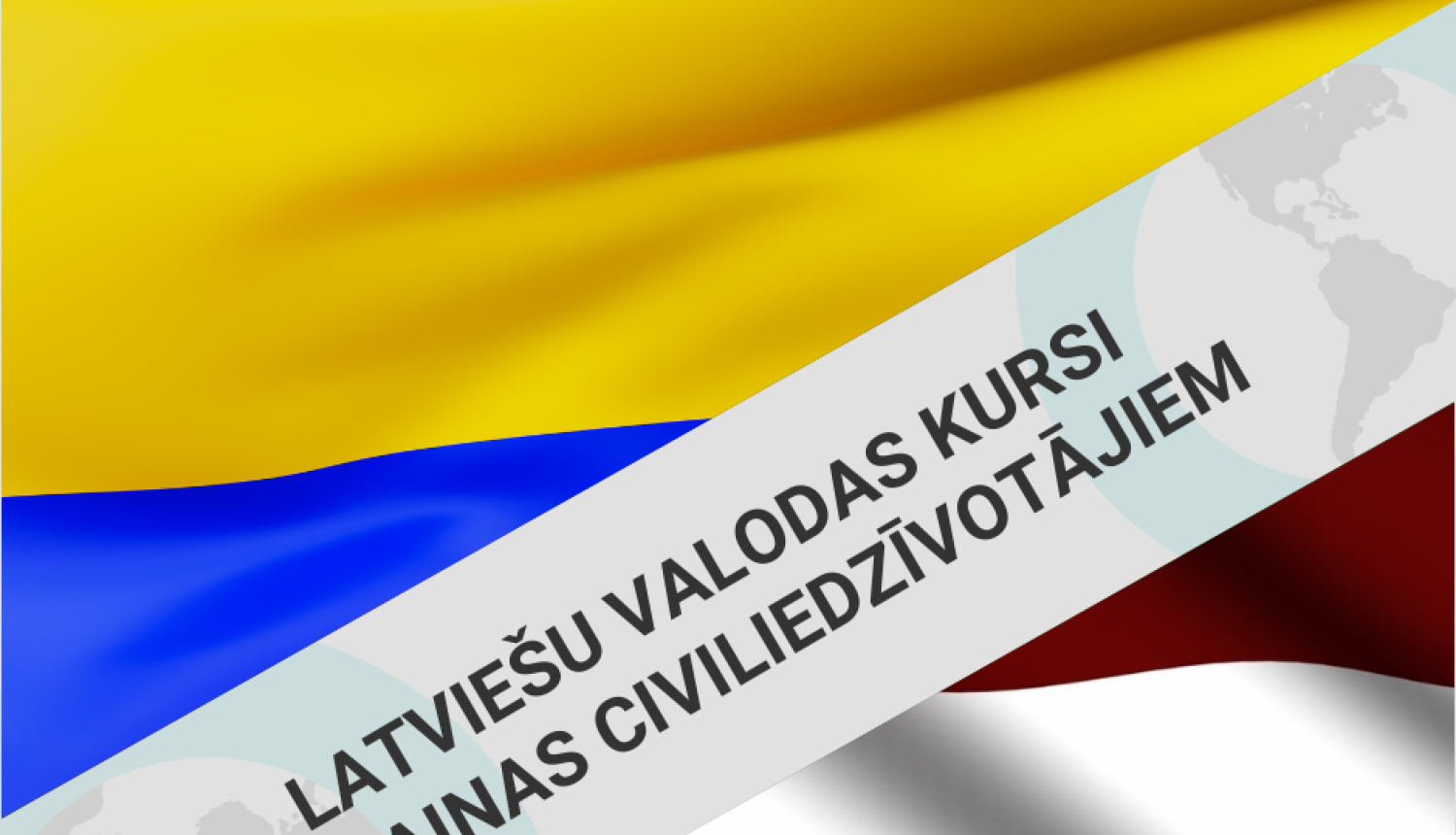 latvijas un ukrainas karogs