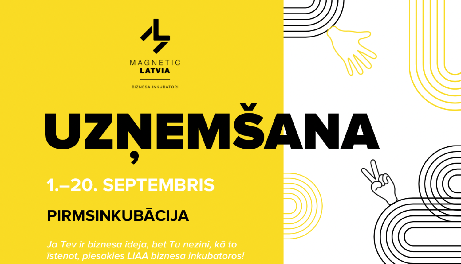 LIAA uzņemšanas afiša