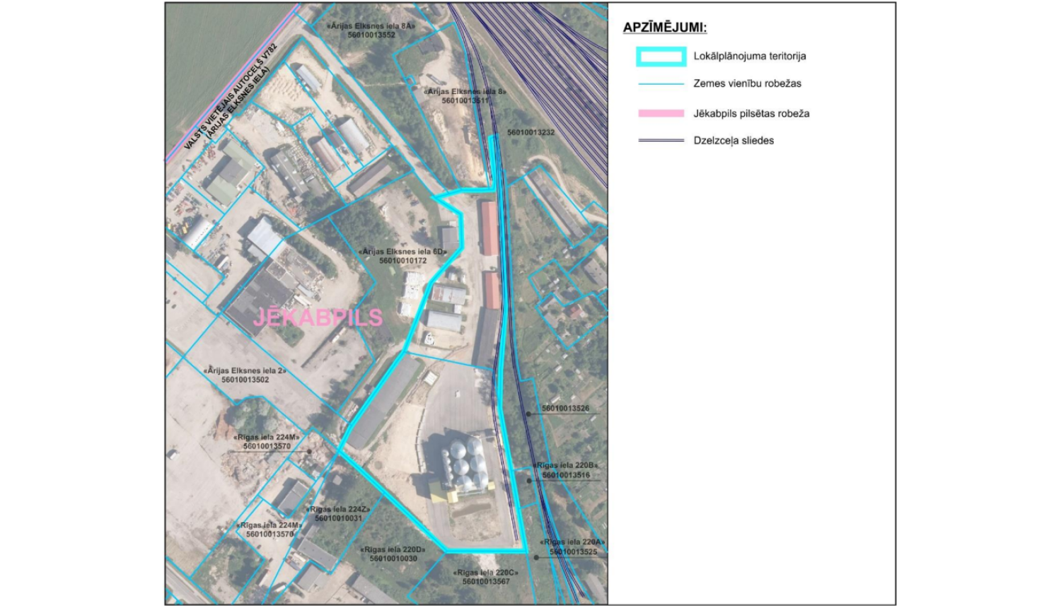 Lokālplānojuma teritorijas karte