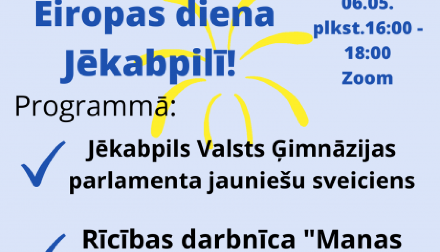 Jauniešus aicina uz  rīcības darbnīcu “Manas nākotnes PROJEKTORS”