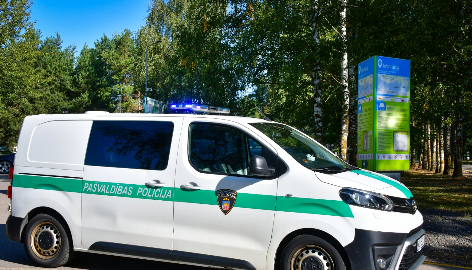 Pašvaldības policijas auto