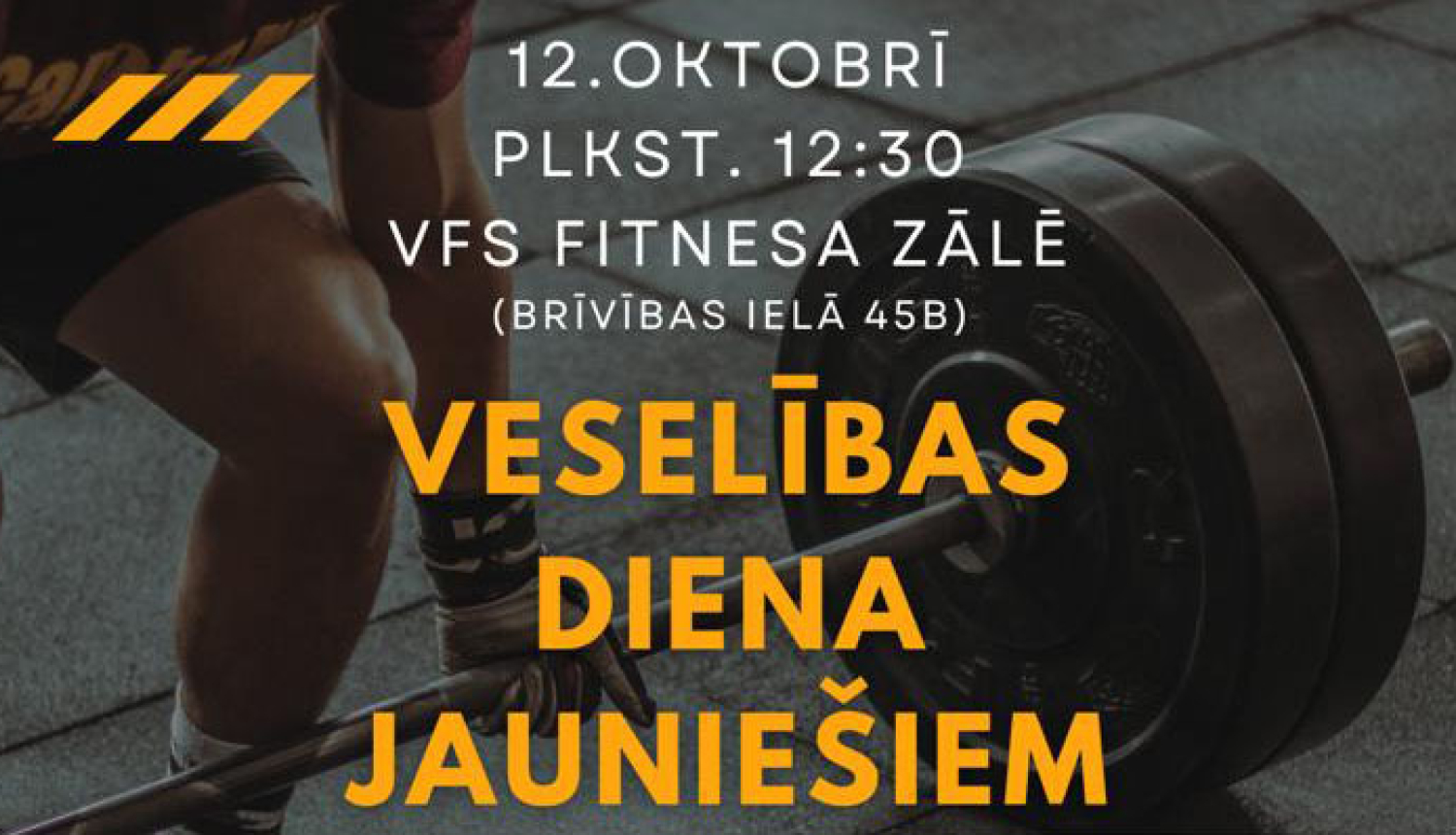 Veselības diena jauniešiem - plakāts