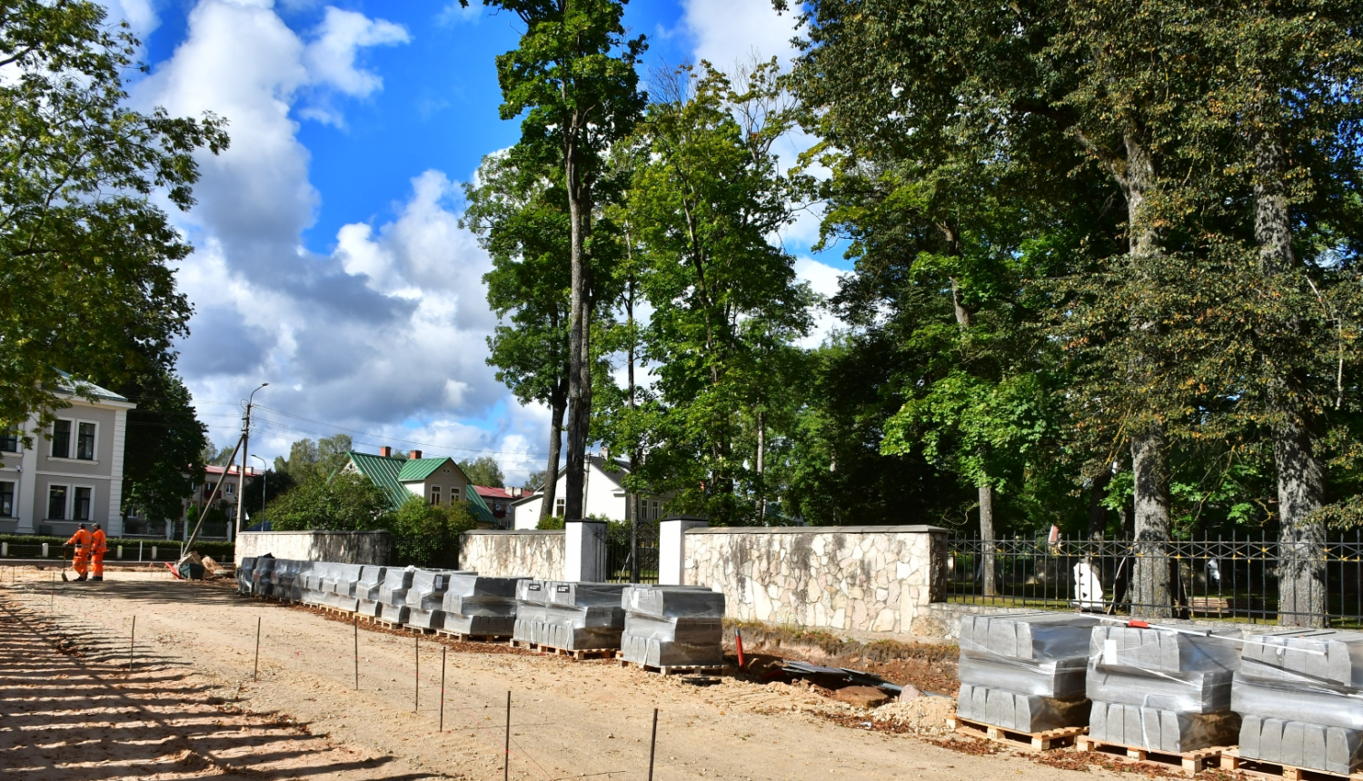 Pormaļa ielas remonts 08.09.2022. Jēkabpilī