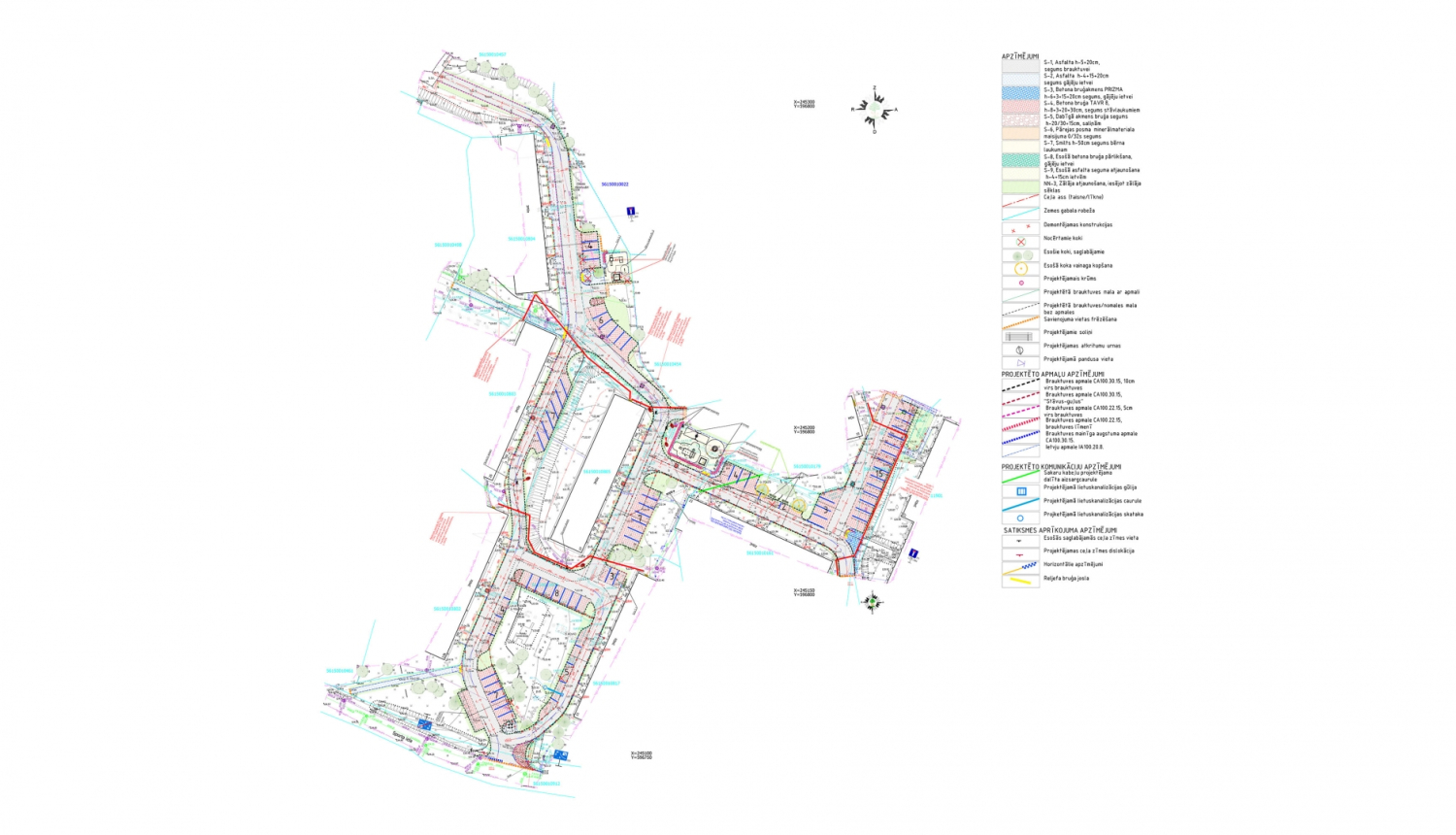 Būvdarbu plāns Sporta ielā Viesītē