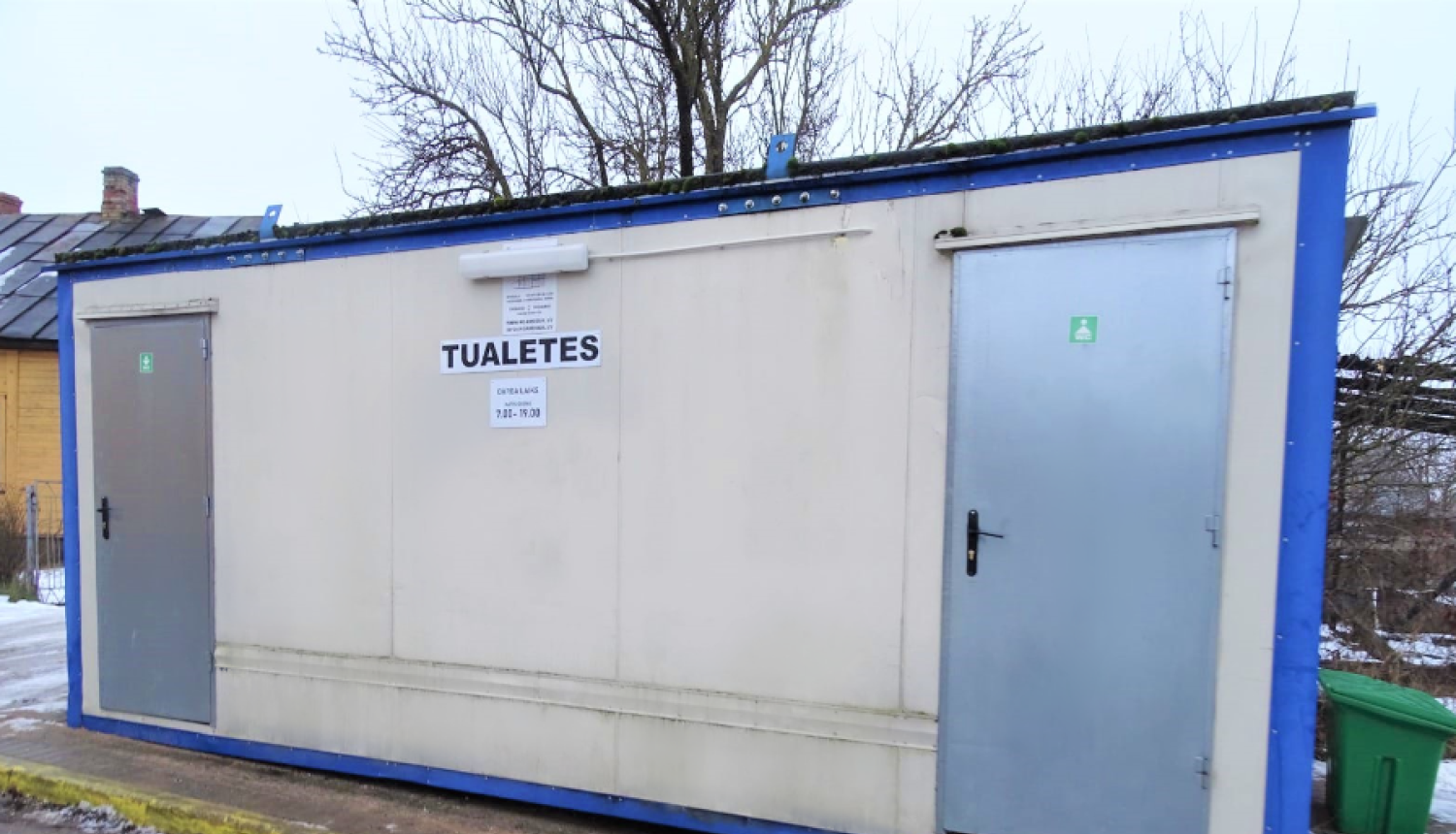 Konteinerveida tipa publiskā tualete Dārzu ielā Jēkabpilī