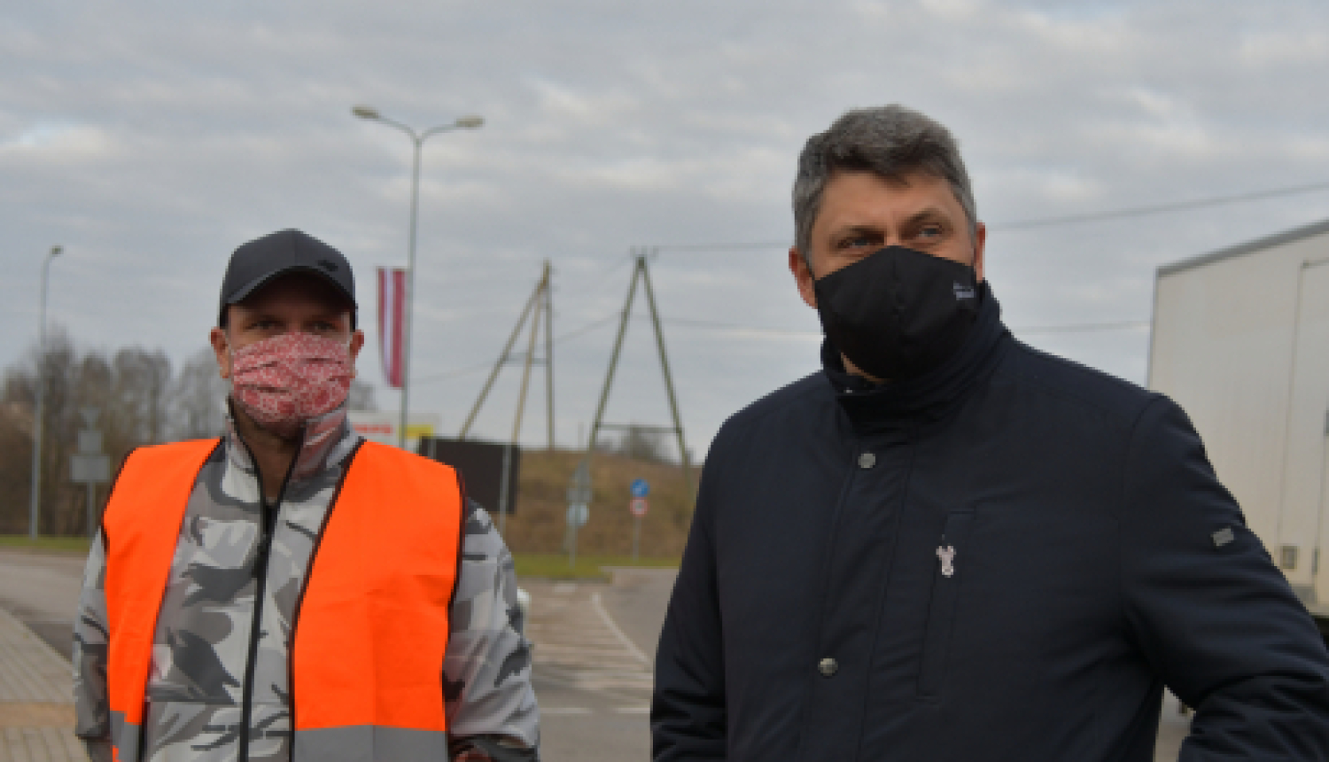 Apseko Rīgas ielas posmā notiekošo būvdarbu norisi